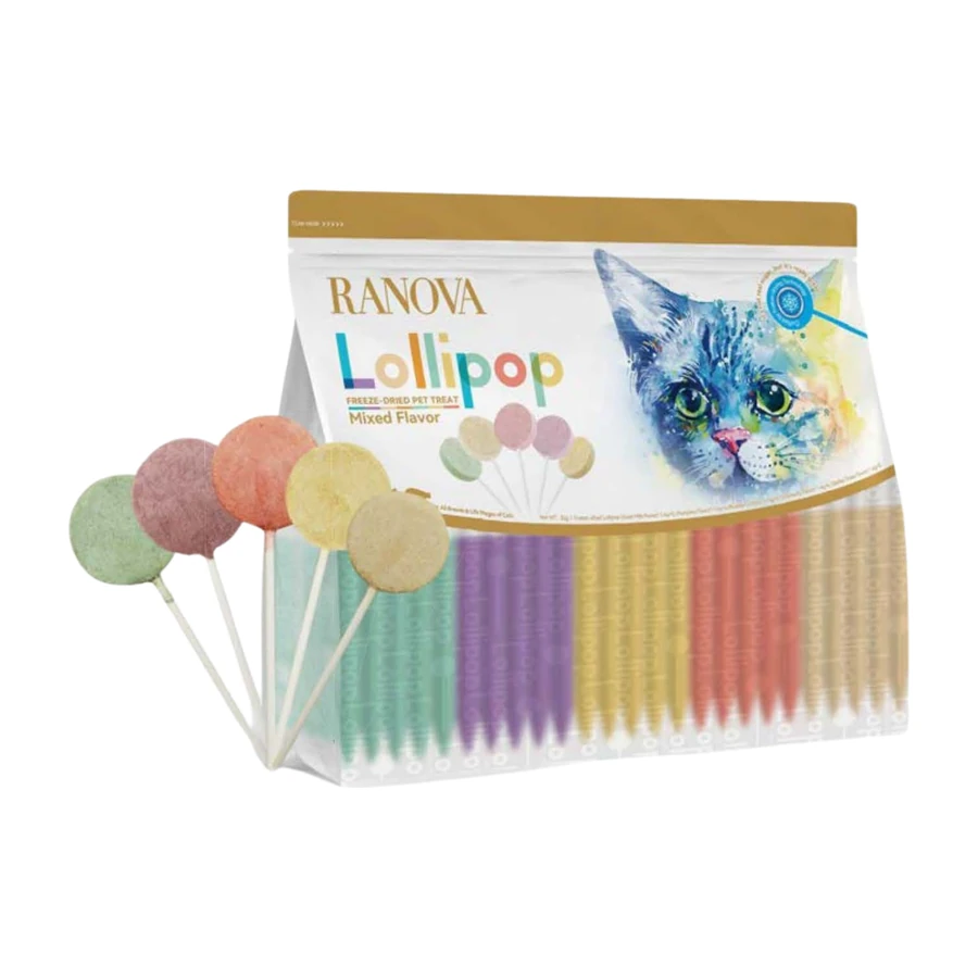 RANOVA freeze-dried lollipop treats for cats